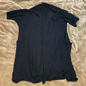 Short sleeve lightweight cardigan